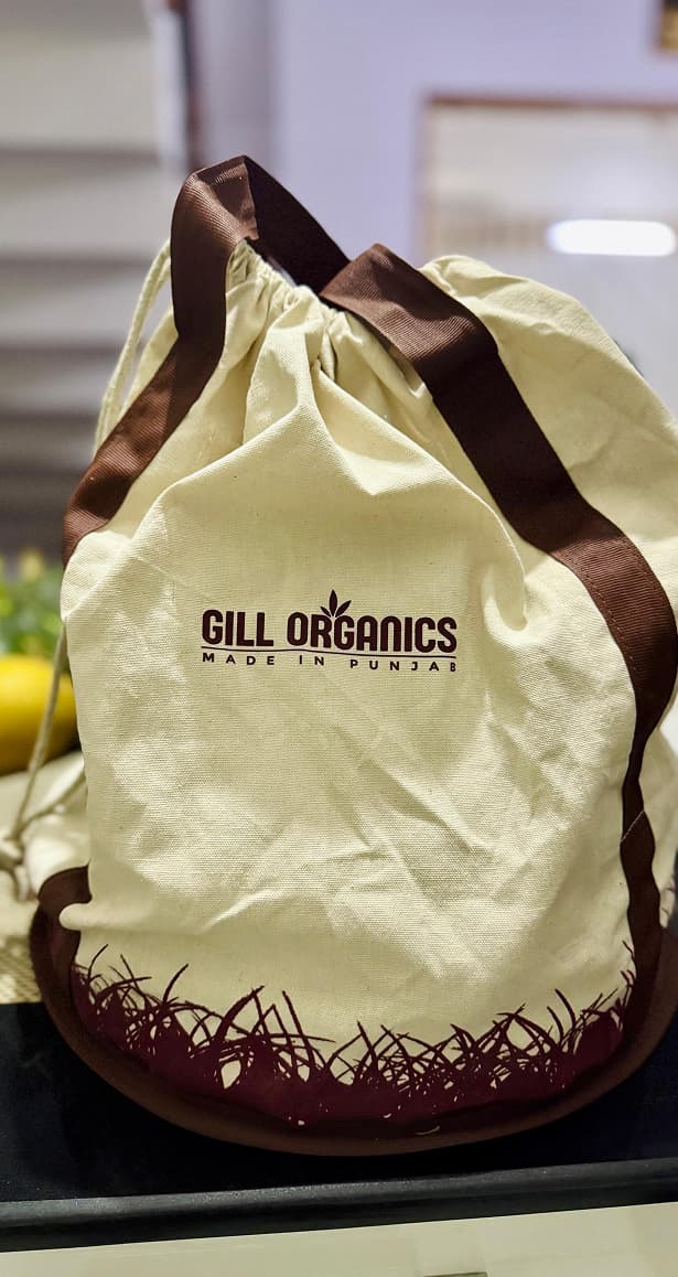 Gill Organics produce bag